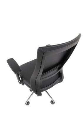 Офисное кресло CХАИРМАН 500 ЛЮКС (ЛУКС) ЭКО Б/П экокожа Черный / CHAIRMAN (LUX)_3