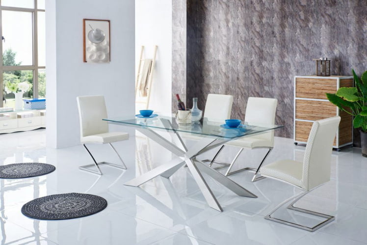 Стол T088 (160) Серебро_0