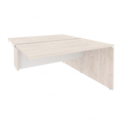 Стол-приставка двойной к опорным элементам ONIX O.D.SPR-3.8 Денвер Светлый/Белый_0