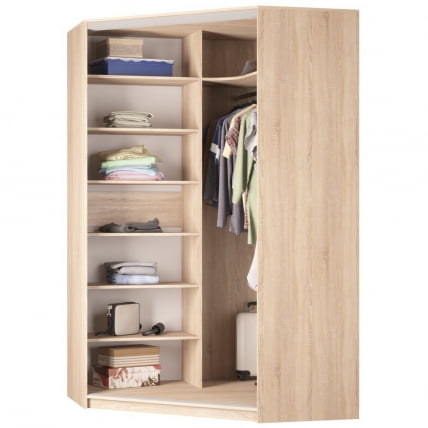 Шкаф-купе YA-230х1400-718-1(ДСС-Белый-D1D1)_1