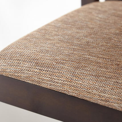 Обеденный комплект Хадсон (стол + 4 стула)/ Hudson Dining Set cappuccino (темный орех)_4