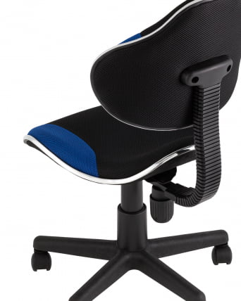 Стул офисный QZY Черно-синий_6