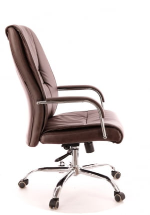 Кресло для руководителя Everprof Kent TM Экокожа Коричневый_1