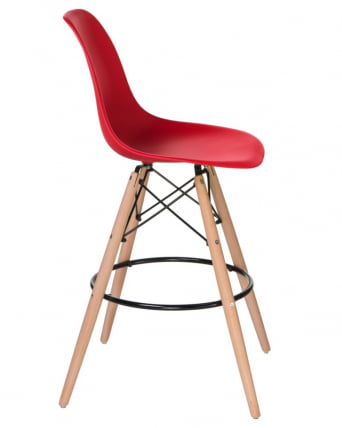 Стул барный DOBRIN DSW BAR Красный R-02_1