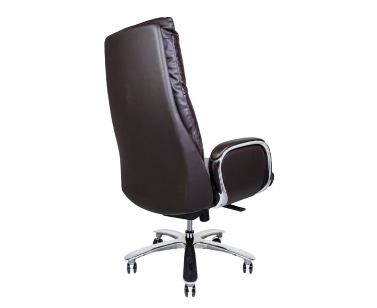 Кресло руководителя Сенат кожа Коричневый_4
