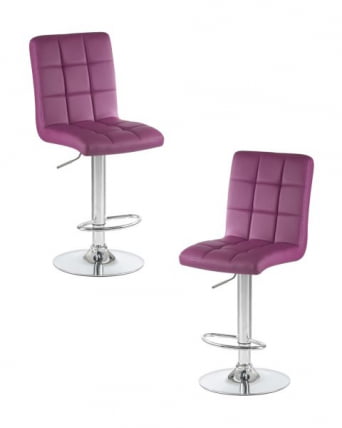 Стул барный DOBRIN KRUGER (фиолетовый) 2 шт_0