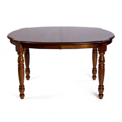 Стол обеденный раскладной VAN HORN 4272 дерево гевея, 1067 x1372+457(1829) x749мм, HN GLAZE light_4