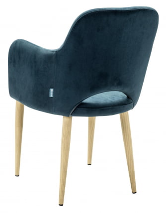 Кресло Ледгер К Диаг блуе/нат.дуб / Ledger Diag blue/нат.дуб_2