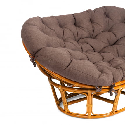 Диван MAMASAN/МАМАСАН 23/02 W /с подушкой/ подушка 182х119 см, 169х102х80 см, Pecan (орех), ткань, коричневый, 3М7-147_5