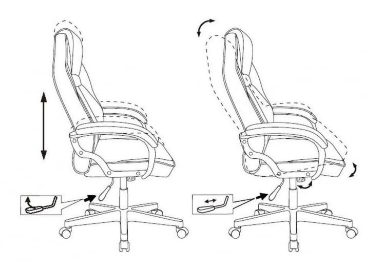 Геймерское кресло Zombie HERO BATTLEZONE Черный-красный_13
