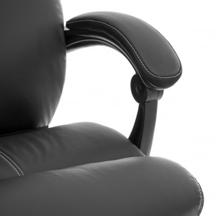 Кресло руководителя Cambridge metalBL кож/зам/ткань, черный/черный, 36-6/11_8