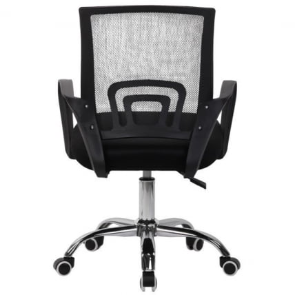 Кресло CРОМЕКС (КРОМЕКС) Дебут CХ-697 ХРОМ сетка/ткань ТВ черное / CROMEX Debut CH-697 TW_3