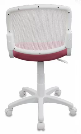 Кресло детское Бюрократ CH-W296NX/26-31 Белый Розовый_3
