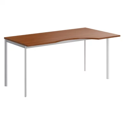 Стол эргономичный IMAGO-S CA-1S(L/R) орех французский алюминий_0