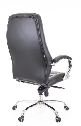 Кресло руководителя Kron M кожа Черный_3