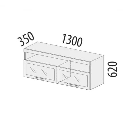 Полка навесная Тиффани 600.26_1