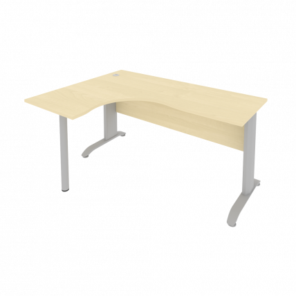 Стол криволинейный левый Riva ПЛ.СА-4 Л Клен_0