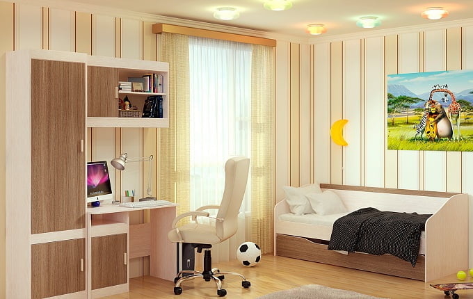 Стол письменный Паскаль 03_2