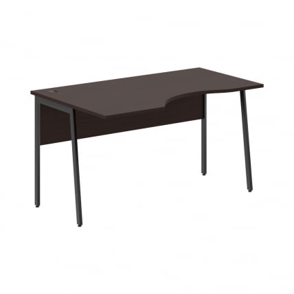 Стол эргономичный левый IMAGO Plus СА-2P(Л) Венге Магия Антрацит_0