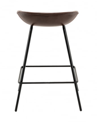 Стул полубарный Фуриоса экокожа коричневый_2