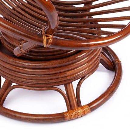 Кресло вращающееся FLORES 5005 /без подушки/ Pecan (орех)_17