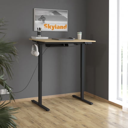 Стол подъемный электрический XTEN-UP AT-001 Дуб светлый/черный_4