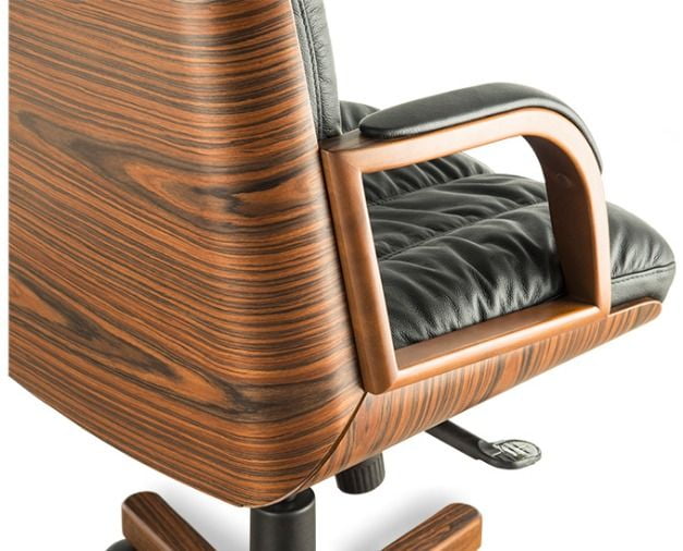 Кресло с высокой спинкой Бонн D100 Черное 107_4