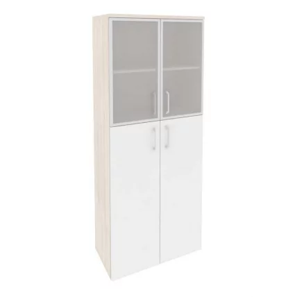 Шкаф высокий широкий ONIX O.ST-1.7R Денвер Светлый/Белый_0