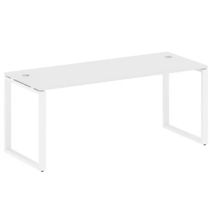 Стол письменный на О-образном м/к METAL SYSTEM БО.СП-5 Белый/Белый_0