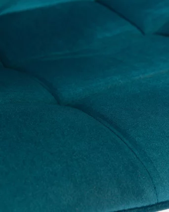 Стул барный DOBRIN TAILOR WHITE Морской волны велюр MJ9-99_9