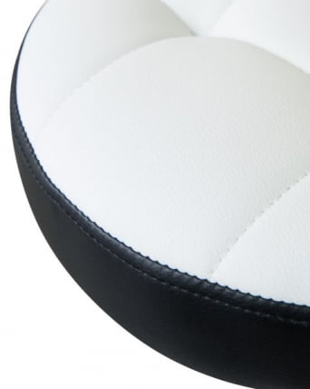 Табурет барный DOBRIN BRUNO (бело-черный) 2 шт_3