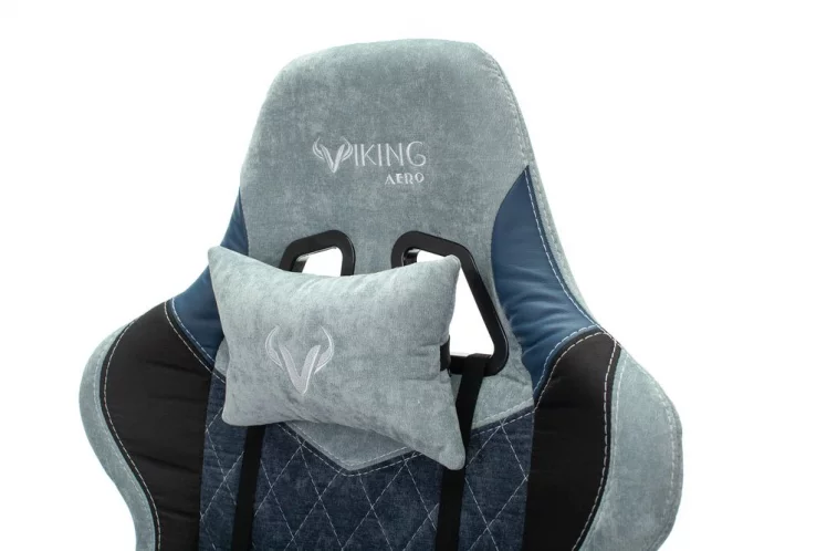 Кресло игровое Бюрократ VIKING 7 KNIGHT BL FABRIC Синий_9