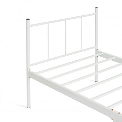 Кровать ROWENTA (mod. 9177) металл, 90*200 см (Single bed), White (белый)_4