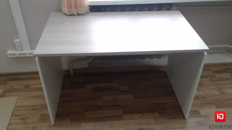 Стол прямой Deka ЛДСП каркас 75.07.12 Дуб Сантана светлый/Белый_1