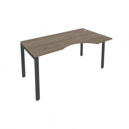 Стол письменный METAL SYSTEM Б.СА-1 Пр Вяз/Антрацит_0