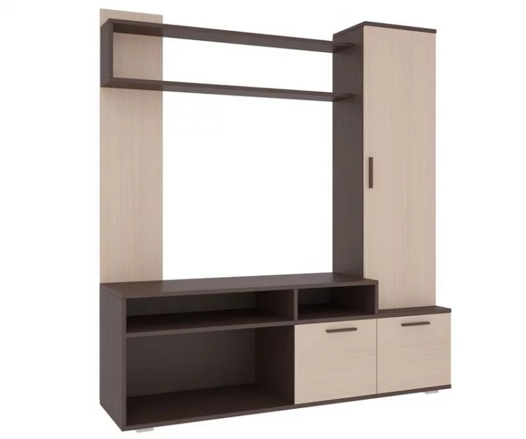 Стенка Лаура Венге/Дуб млечный_0