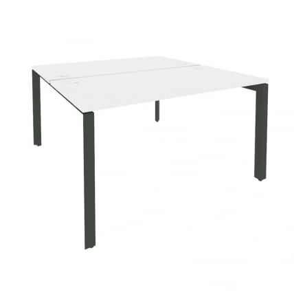 Рабочая станция на П-образном м/к ONIX O.MP-D.RS-2.3.7 Белый Бриллиант/Антрацит_0