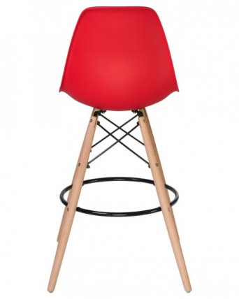 Стул барный DOBRIN DSW BAR (ножки светлый бук, цвет сиденья красный (R-02)) 2 шт_4
