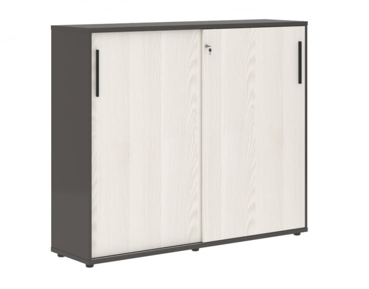 Шкаф с дверьми-купе EDIS EMC 1643 Ясень Траун Черный Мокко_0