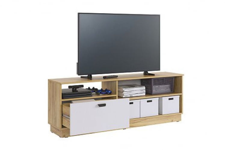 Тумба Моди MGM-03 дуб крафт золотой/белое дерево_2