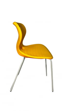 Стул универсального назначения АУРА (рост 6) Оранжевый/Каркас серый / AURA_0