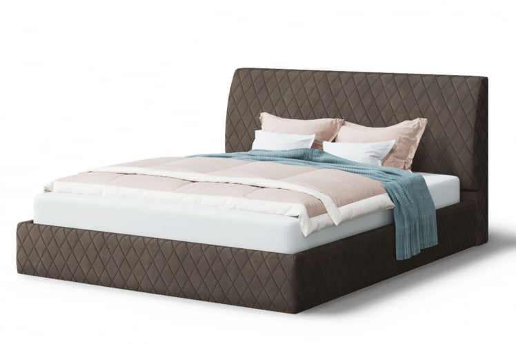 Кровать Хилтон, 2000x1600 мм, коричневый_0