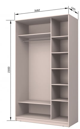 Шкаф-купе Хит-23-17-77 Лондон Ясень шимо темный_1