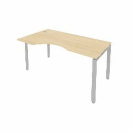 Стол письменный METAL SYSTEM Б.СА-1 Л Акация/Серый_0