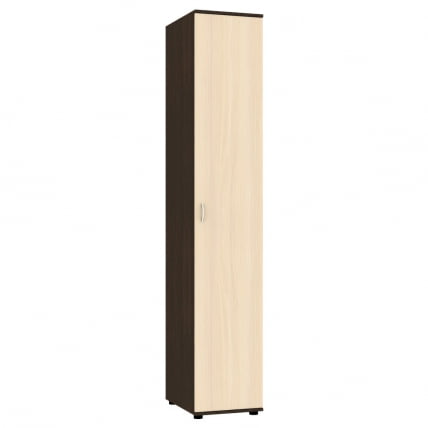 Шкаф распашный Алиса (H1) 2230х400х540 ручка скоба 96мм (Венге-ДМ)_0