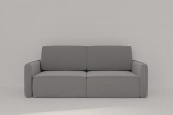 Диван прямой Сордален (Berhouse) Цвет фасада: Серый велюр; Тип: Прямой; Материал фасада: Металл/Велюр_5