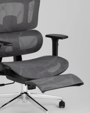 Кресло офисное TopChairs Nimbus серый_18