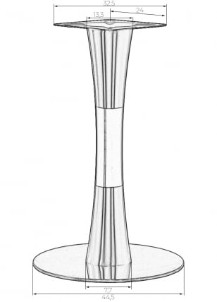 Подстолье обеденное DOBRIN GIORGIO (без пластика)_4