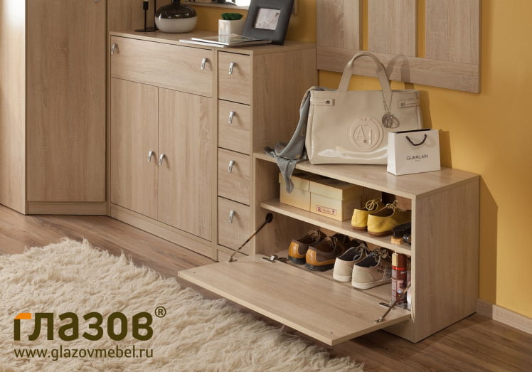 Прихожая композиция 9 Комфорт Дуб Сонома_3