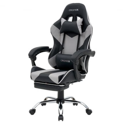 Кресло компьютерное CРОМЕКС (КРОМЕКС) Ваве ГМ-145 экокожа черное/серое / CROMEX Wave GM-145_3
